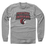 Mens Long Sleeve Heather Gray