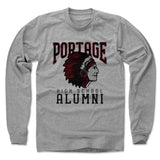 Mens Long Sleeve Heather Gray