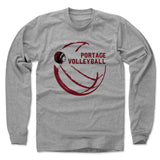 Mens Long Sleeve Heather Gray