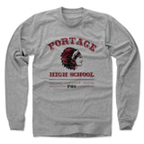 Mens Long Sleeve Heather Gray