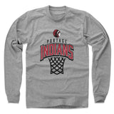 Mens Long Sleeve Heather Gray