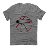 Mens Men's V-Neck Heather Gray