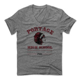 Mens Men's V-Neck Heather Gray