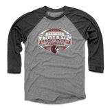 Mens Baseball T-Shirt Black / Heather Gray