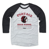 Mens Baseball T-Shirt Black / Ash