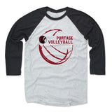 Mens Baseball T-Shirt Black / Ash