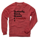 Mens Crew Sweatshirt Red