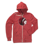 Mens Zip Hoodie Eco True Red