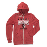 Mens Zip Hoodie Eco True Red