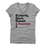 Womens Women's V-Neck Athletic Gray