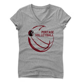 Womens Women's V-Neck Athletic Gray