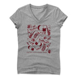 Womens Women's V-Neck Athletic Gray