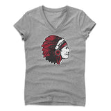 Womens Women's V-Neck Athletic Gray