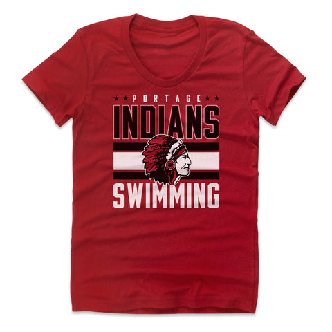 Womens Women's Scoop Neck Red