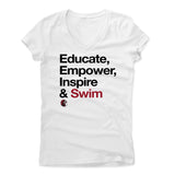 Womens Women's V-Neck White