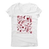 Womens Women's V-Neck White